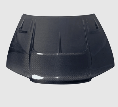 Skyline R33 GTS Front Vented Cooling Hood 1995-1998 Kazento Carbon Parts Bonnets/Hoods Carbon Fiber R33GTS-HOOD-V2-CF