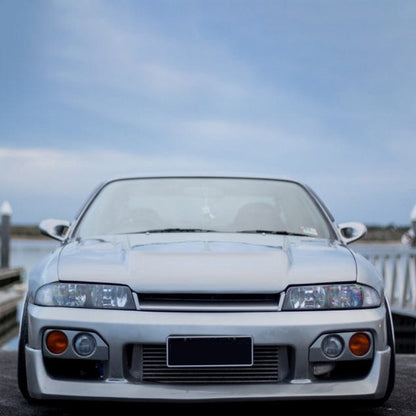 Skyline R33 GTS GTST Black OE ABS Projector Headlight LED 2Pcs Kazento Carbon Parts ABS + Light LED R33GTS-LIGHT-OE-ABS