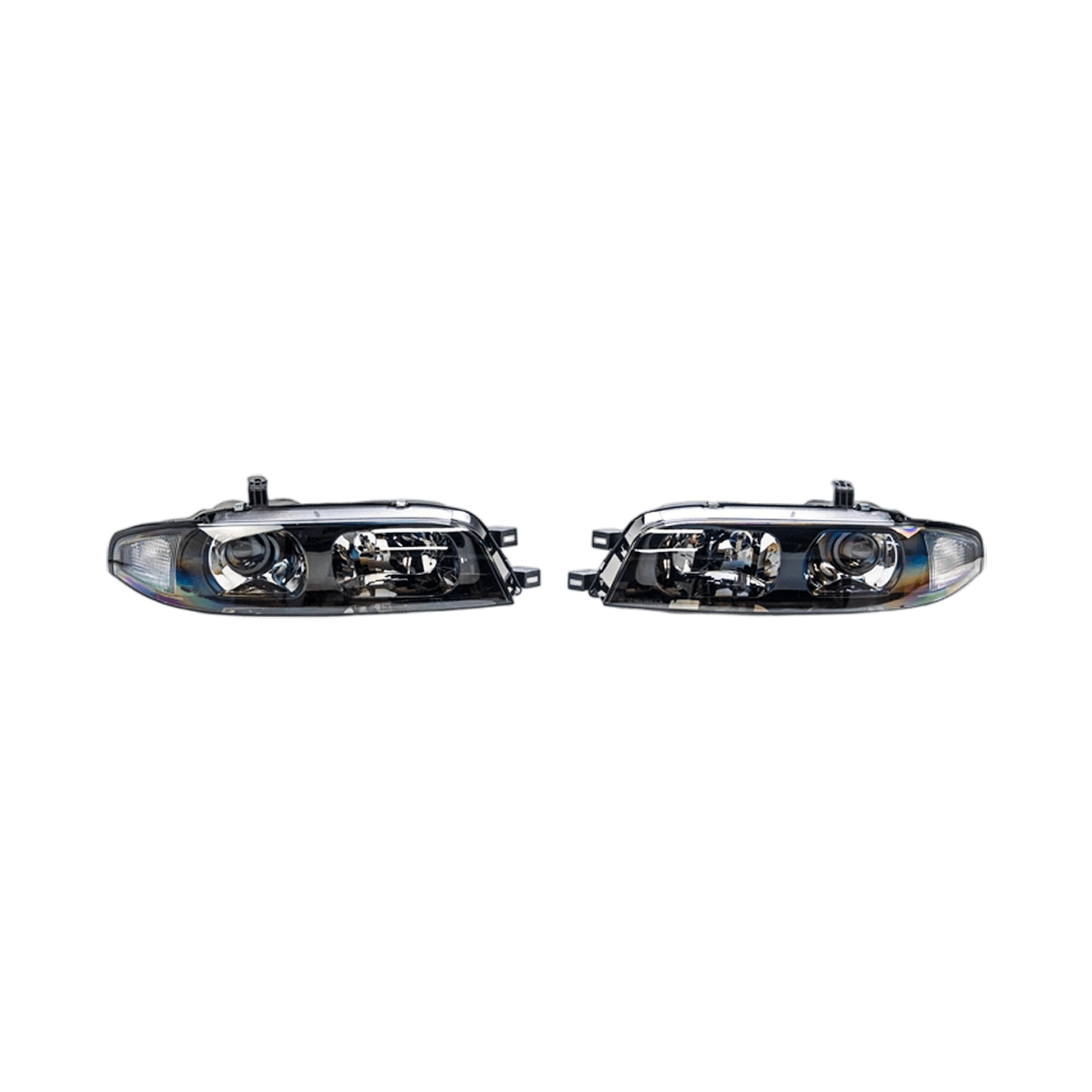 Skyline R33 GTS GTST Black OE ABS Projector Headlight LED 2Pcs Kazento Carbon Parts ABS + Light LED R33GTS-LIGHT-OE-ABS