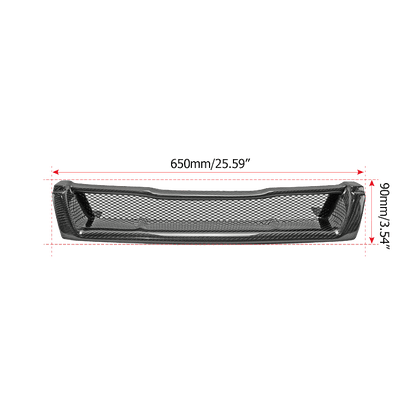 Skyline R33 GTS Spec-1 GTR Style Front Grill 1995-1996 Kazento Carbon Parts 车身侧板