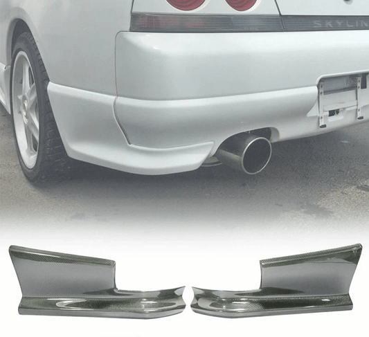 Skyline R33 GTS TopSecret Style Rear Spats Addon 1995-1998