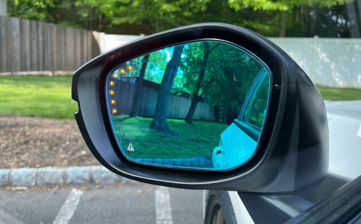 SP Style Blue Rear View Mirror Lences For Civic Type-R FL5 Kazento Carbon Parts 车身侧板 ABS FL5-MCLENS-OE-ABS