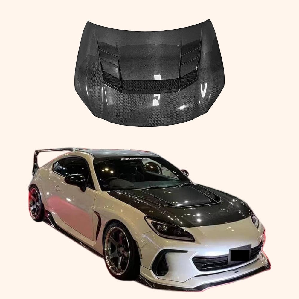 Subaru BRZ 2022+ ZN8 ZD8 GR86 VAS Style Carbon Hood Bonnet Kazento Carbon Parts Bonnets/Hoods Carbon Fiber GR86-HOOD-VAS-CF
