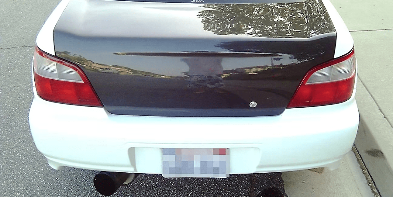 Subaru Impreza GDC OEM Style Carbon Fiber Rear Trunk Boot Lid Gen 9