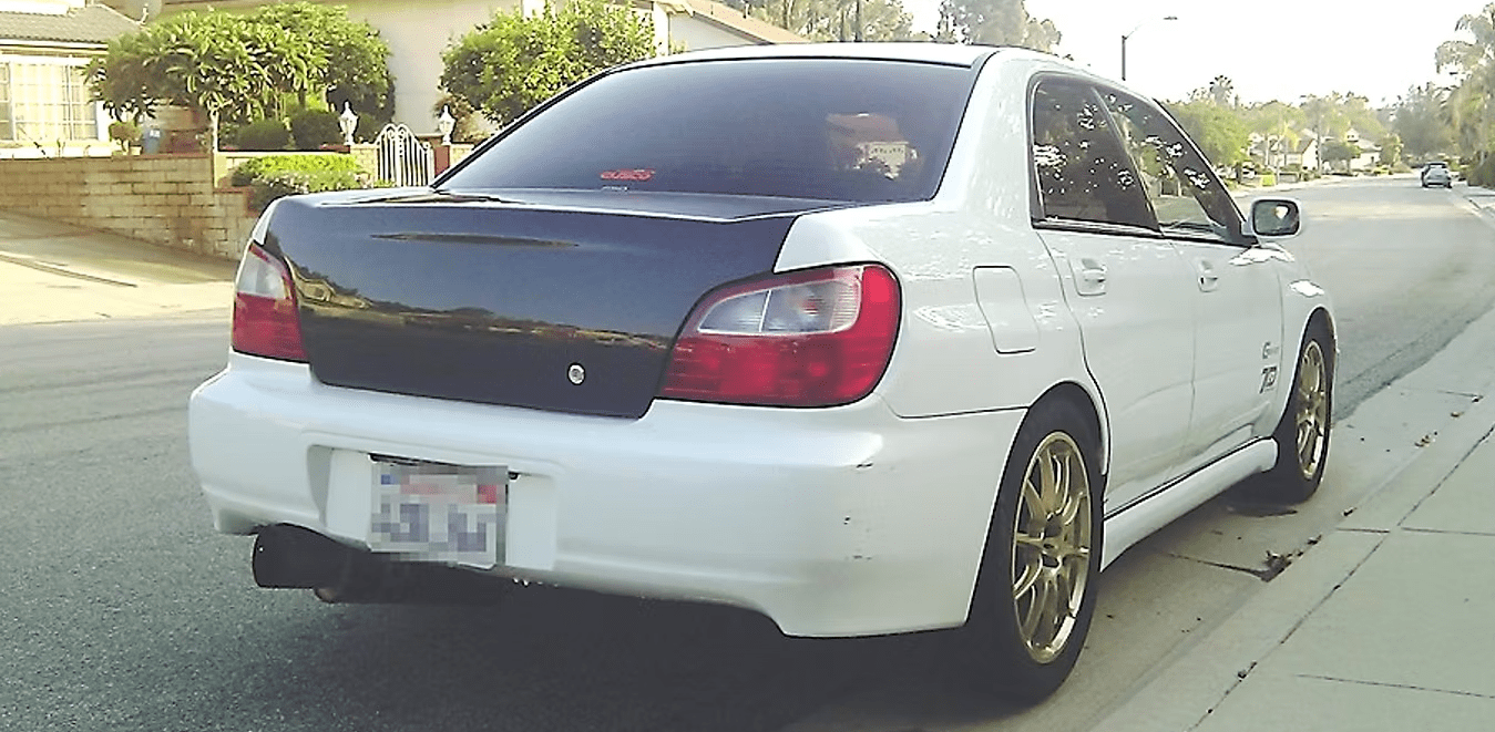 Subaru Impreza GDC OEM Style Carbon Fiber Rear Trunk Boot Lid Gen 9