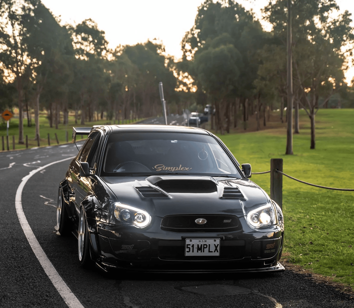 Subaru Impreza WRX/STI 8th VRS Style Vented Hood Bonnet 2004-2005