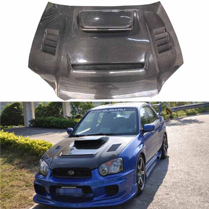 Subaru Impreza WRX/STI 8th WRC Style Vented Hood Bonnet Scoop 2004-2005