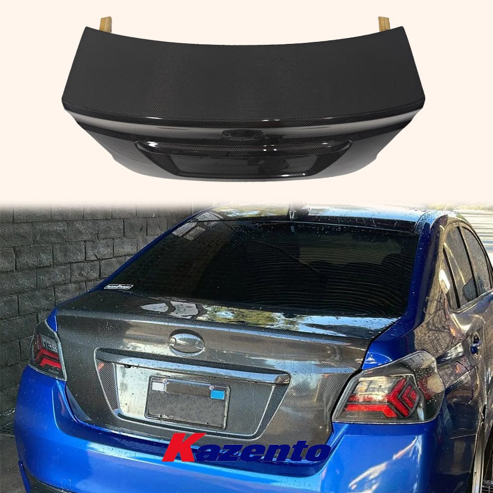 SUBARU Impreza WRX STI Trunk Lid Boot Carbon W/Trunk Garnish 2015-2021