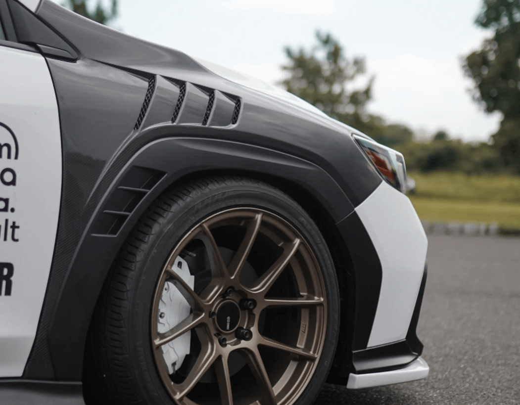 Subaru WRX STI S4 VB 2021-24 Carbon Fiber Vented Cooling Front Fender Pair