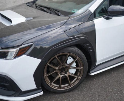 Subaru WRX STI S4 VB 2021-24 Carbon Fiber Vented Cooling Front Fender Pair