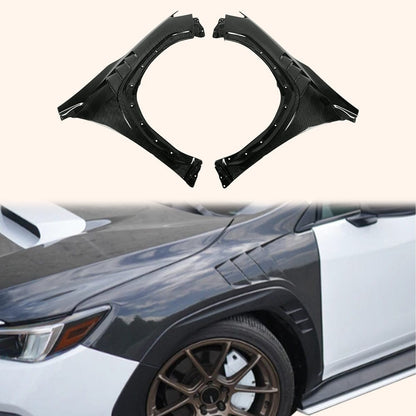 Subaru WRX STI S4 VB 2021-24 Carbon Fiber Vented Cooling Front Fender Pair