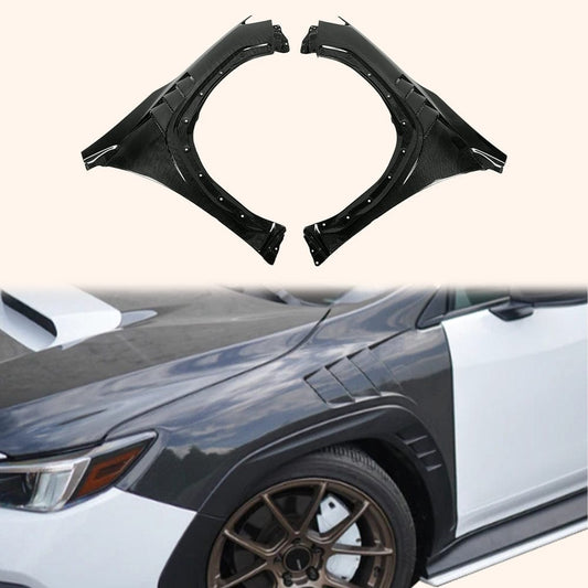 Subaru WRX STI S4 VB 2021-24 Carbon Fiber Vented Cooling Front Fender Pair