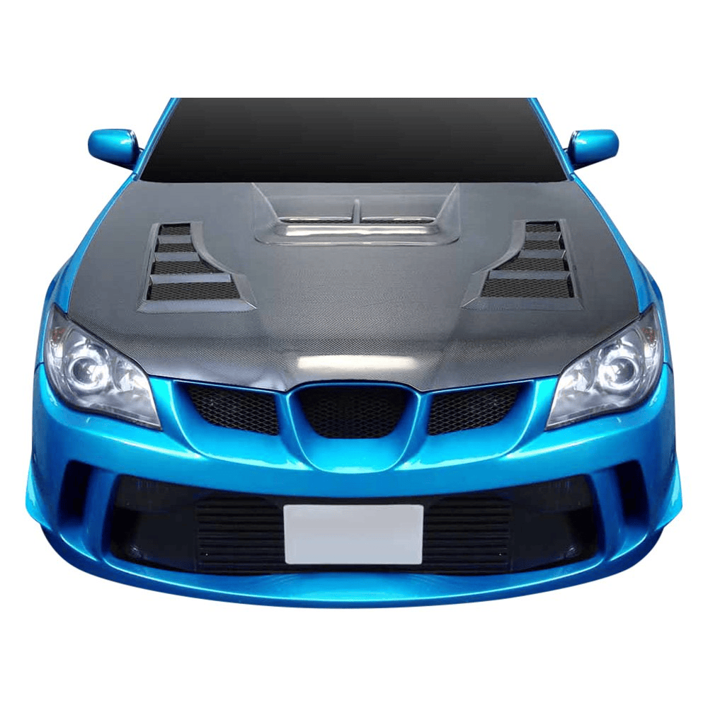 Subaru WRX TS-1 Style Vented Hood Bonnet 2006-2007