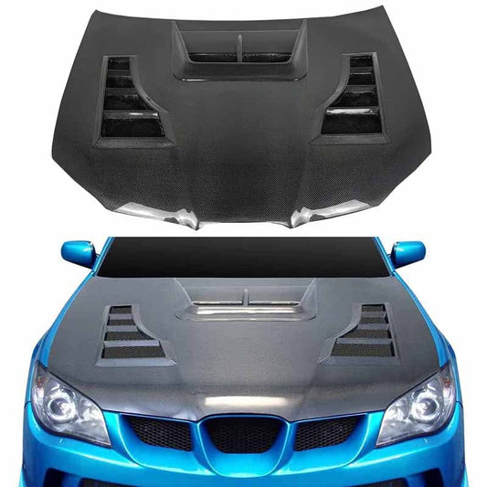 Subaru WRX TS-1 Style Vented Hood Bonnet 2006-2007