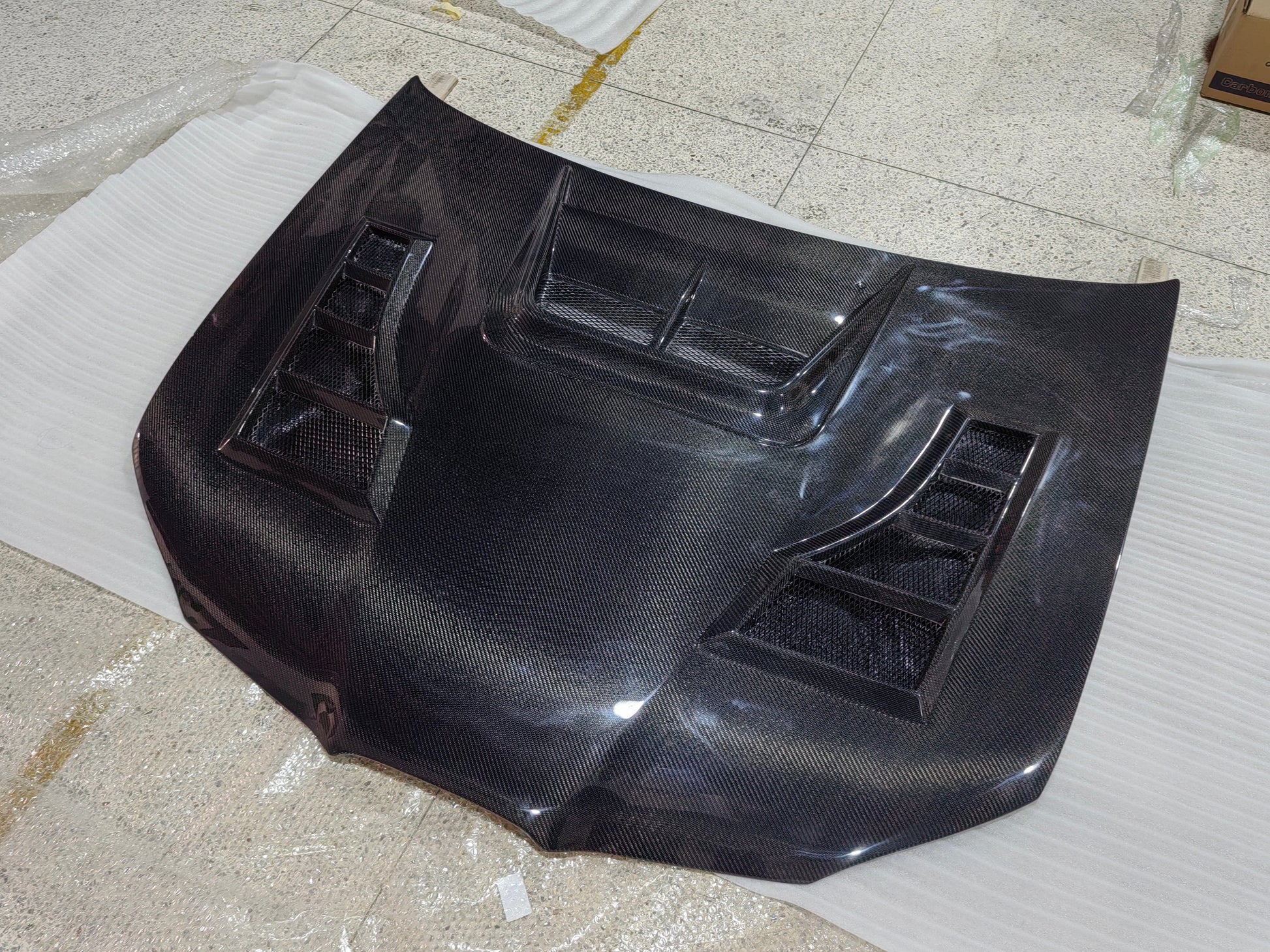 Subaru WRX TS-1 Style Vented Hood Bonnet 2006-2007