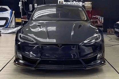 Tesla Model S MBJ Style Front Vented Cooling Hood Bonnets 2012-2020