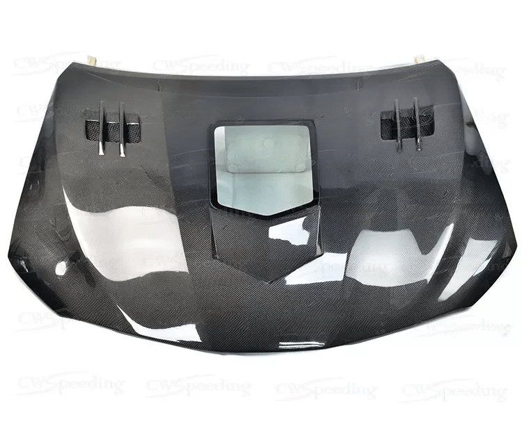 Toyota Camry XV70 8th Gen Front Vented Clear Hood 2018-2024 Kazento Carbon Parts Bonnets/Hoods