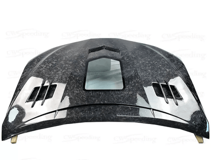 Toyota Camry XV70 8th Gen Front Vented Clear Hood 2018-2024 Kazento Carbon Parts Bonnets/Hoods
