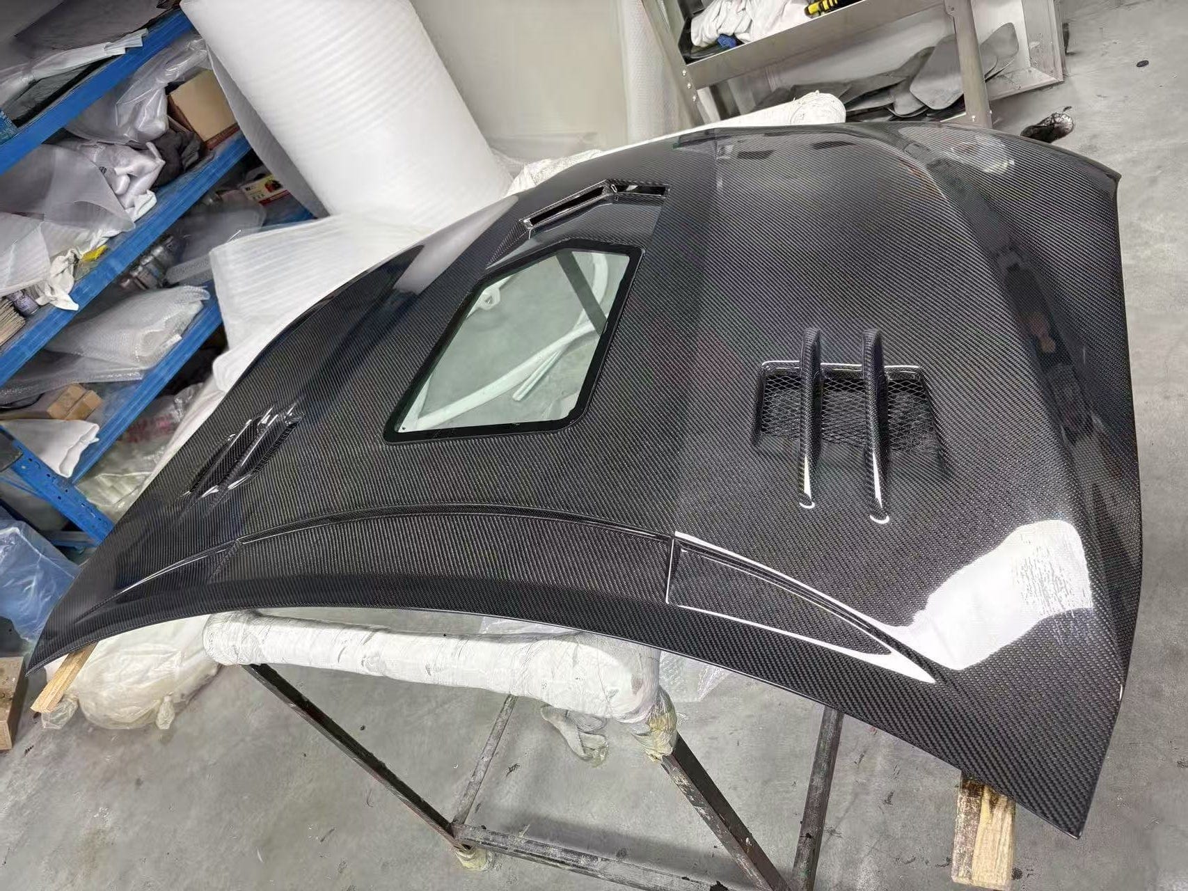 Toyota Camry XV70 8th Gen Front Vented Clear Hood 2018-2024 Kazento Carbon Parts Bonnets/Hoods