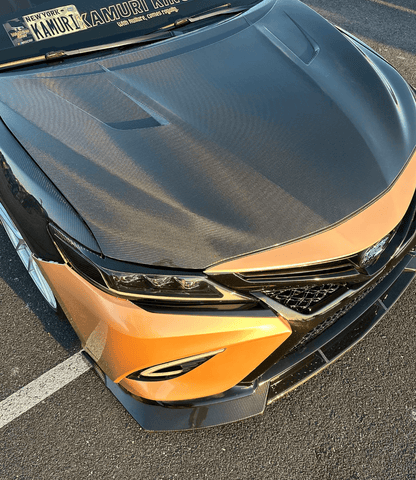 Toyota Camry XV70 8th Gen Front Vented Cooling Hood Bonnet 2018-2024 Kazento Carbon Parts Bonnets/Hoods