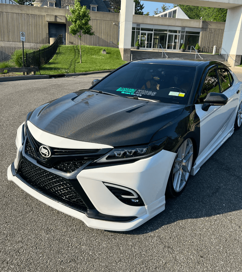 Toyota Camry XV70 8th Gen Front Vented Cooling Hood Bonnet 2018-2024 Kazento Carbon Parts Bonnets/Hoods