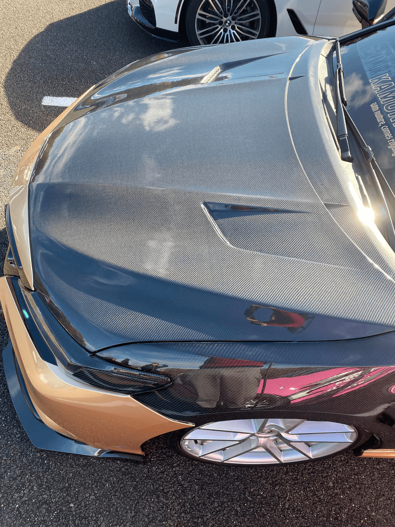 Toyota Camry XV70 8th Gen Front Vented Cooling Hood Bonnet 2018-2024 Kazento Carbon Parts Bonnets/Hoods