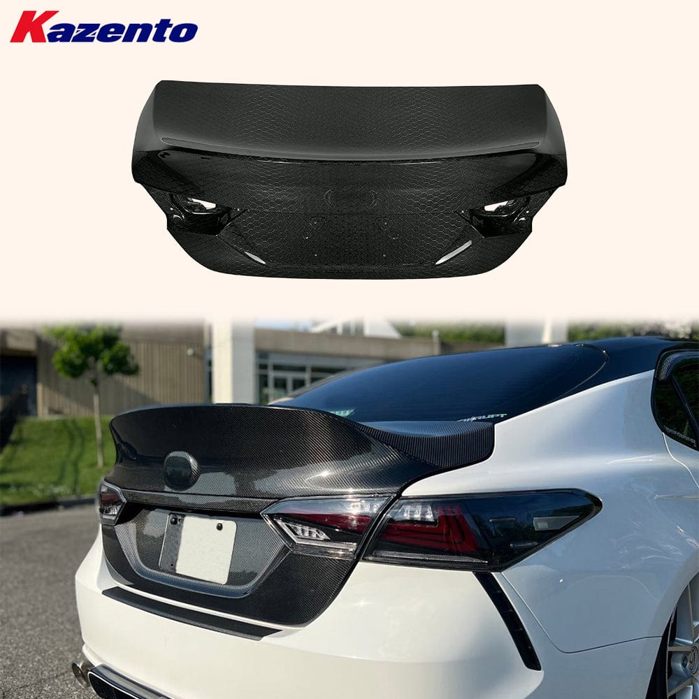 Toyota Camry XV70 8th Gen Rear Ducktail Trunk Boot Lid 2018-2024 Kazento Carbon Parts 车身侧板