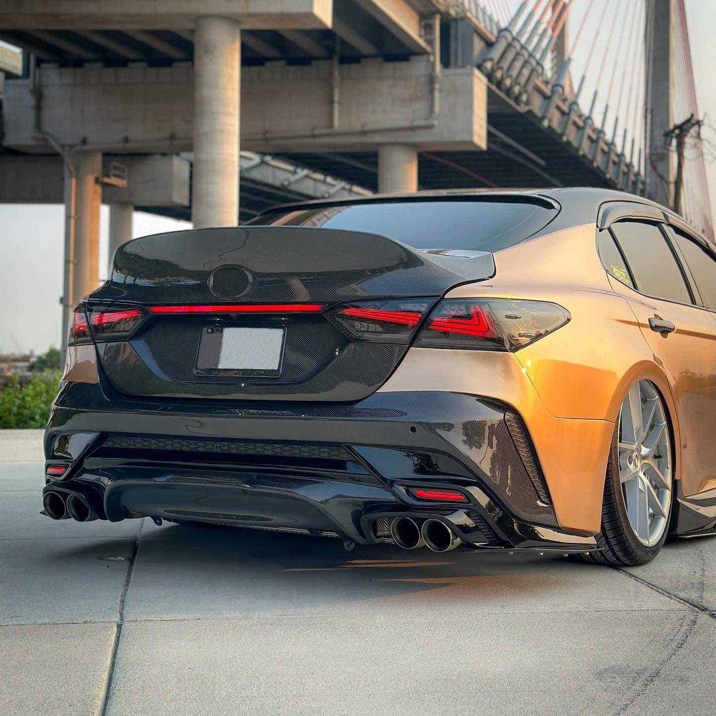 Toyota Camry XV70 8th Gen Rear Ducktail Trunk Boot Lid 2018-2024 Kazento Carbon Parts 车身侧板