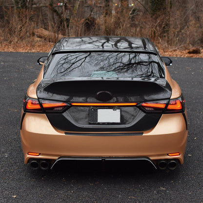 Toyota Camry XV70 8th Gen Rear Ducktail Trunk Boot Lid 2018-2024 Kazento Carbon Parts 车身侧板