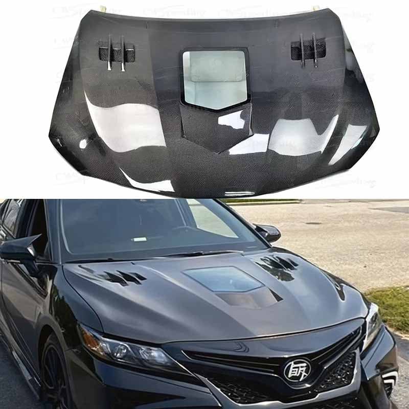 Toyota Camry70 XV70 8th Gen Front Vented Clear Hood 2018-2024