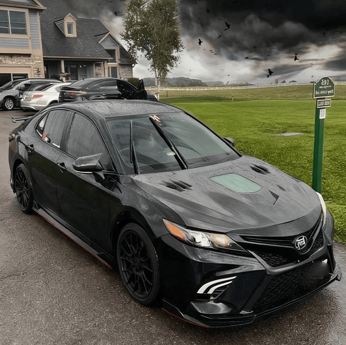 Toyota Camry70 XV70 8th Gen Front Vented Clear Hood 2018-2024