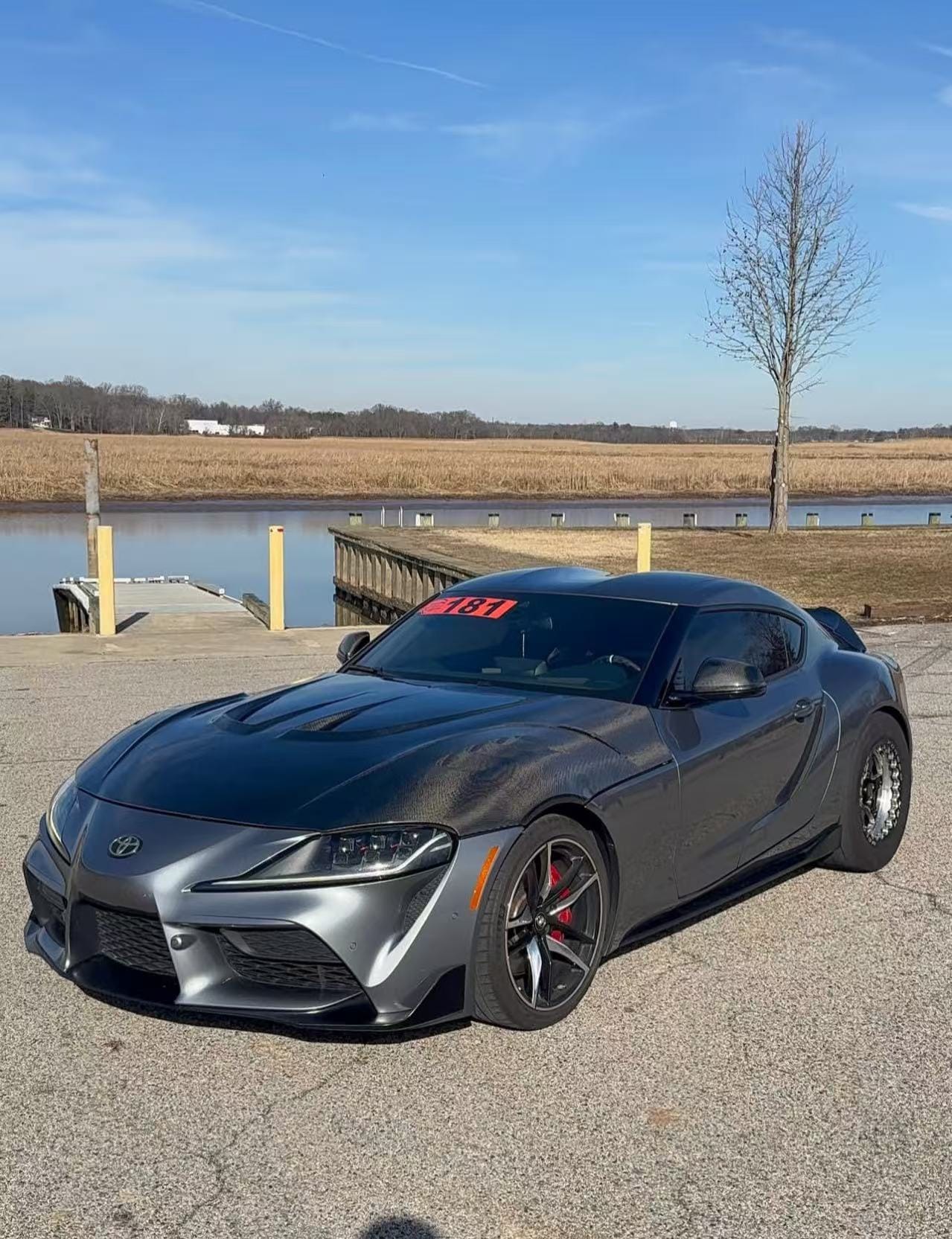 Toyota Supra A90 A91 LB Style Vented Hood Bonnet 2019-2026