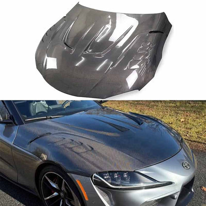 Toyota Supra A90 A91 LB Style Vented Hood Bonnet 2019-2026