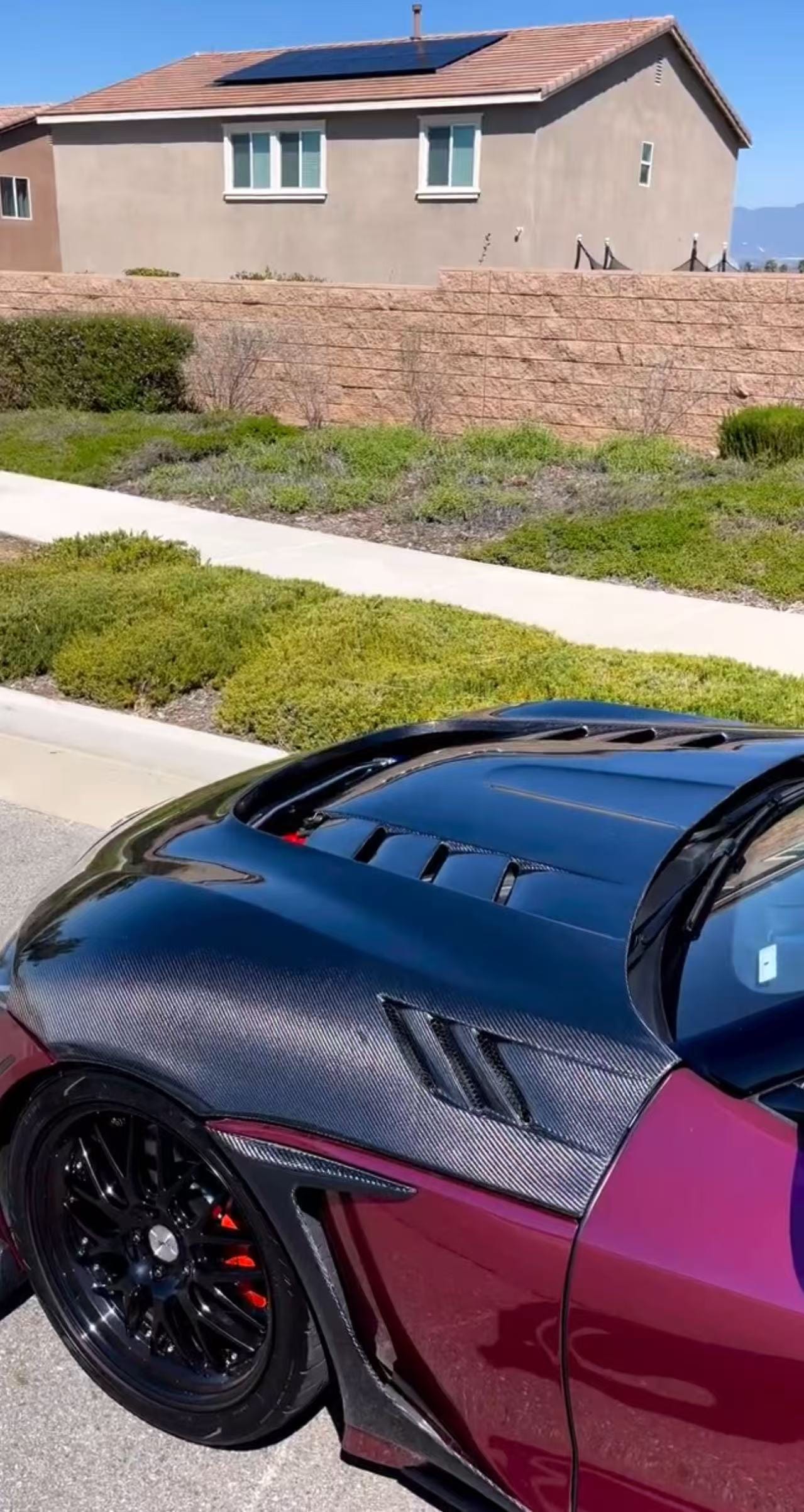 Toyota Supra A90 A91 VRS Style Vented Hood Bonnet 2019-2022