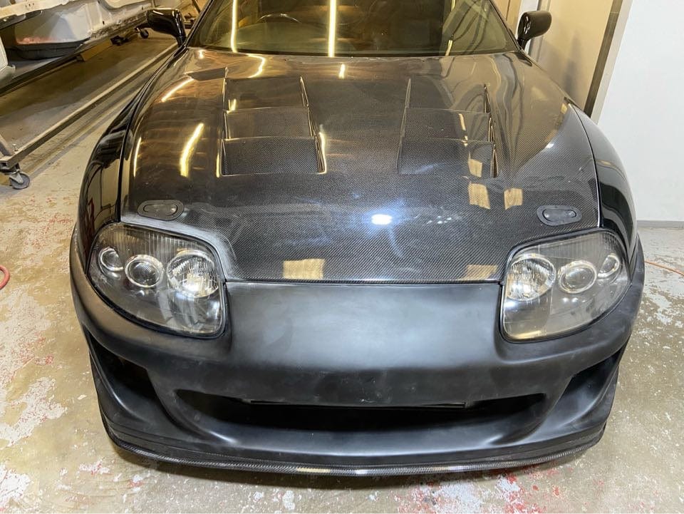 Toyota Supra MK4 JZA80 TS Style Vented Hood Bonnet 1993-1998