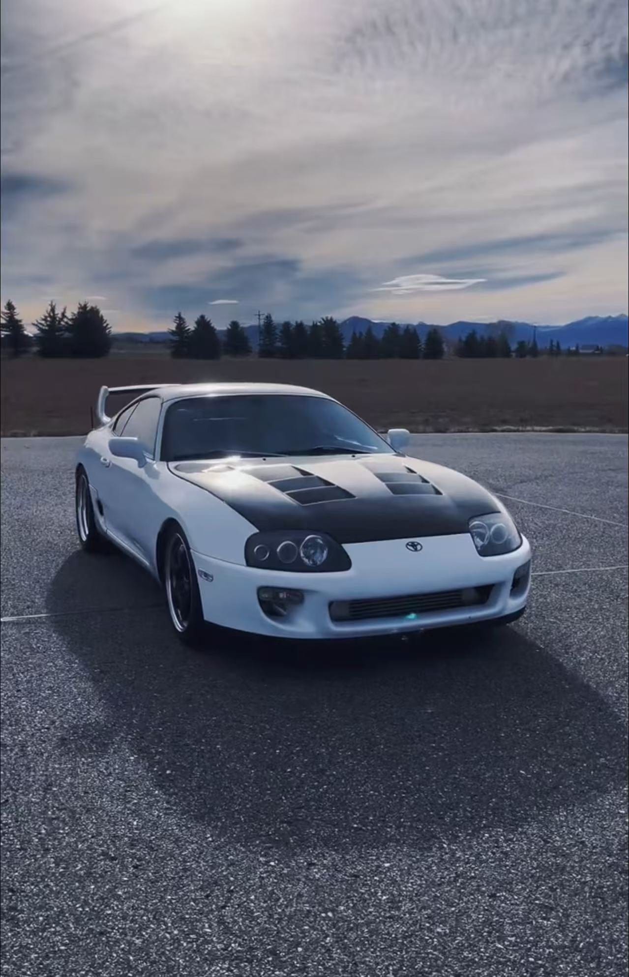 Toyota Supra MK4 JZA80 TS Style Vented Hood Bonnet 1993-1998