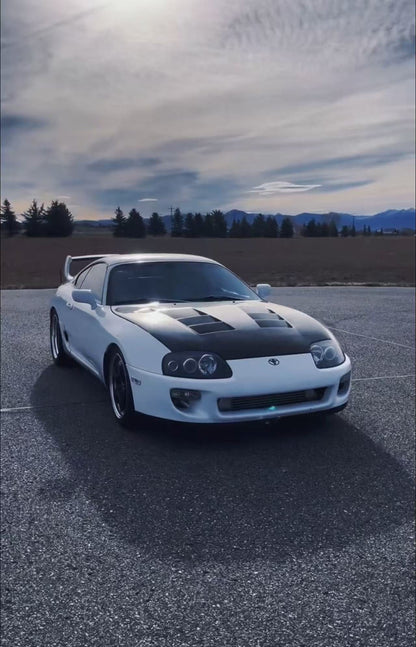 Toyota Supra MK4 JZA80 TS Style Vented Hood Bonnet 1993-1998