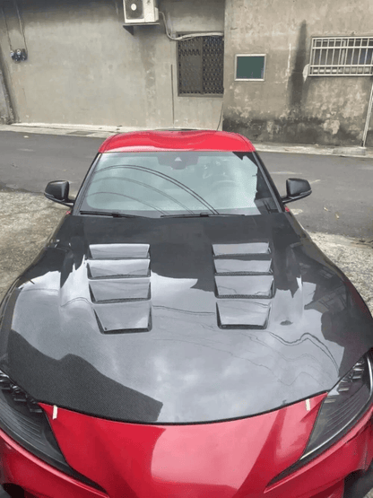 Toyota Supra MK5 A90 A91 TS Style Vented Hood Bonnet 2019-2026