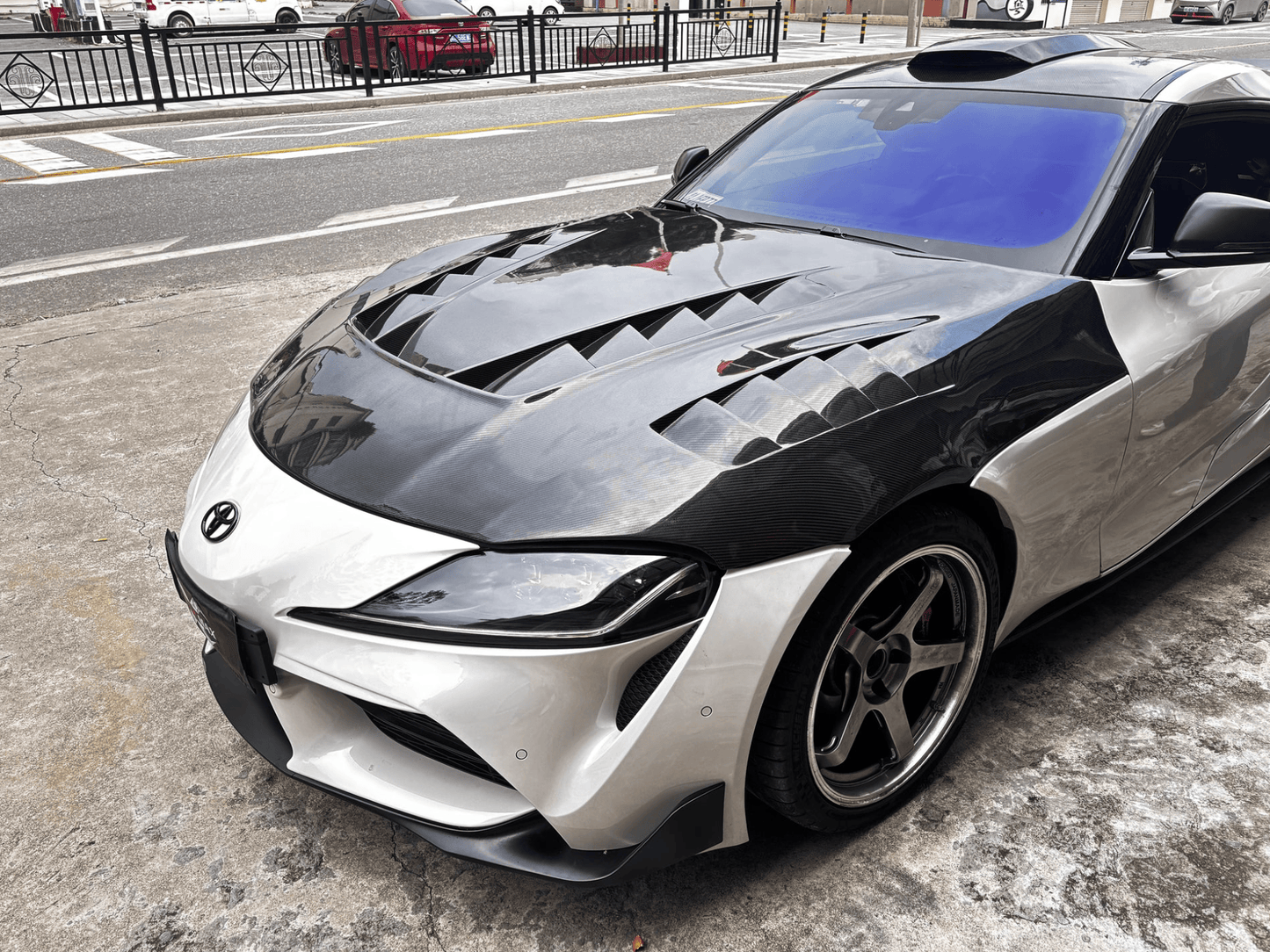 Toyota Supra MK5 A90 A91 TV Style Vented Hood Bonnet 2019-2026