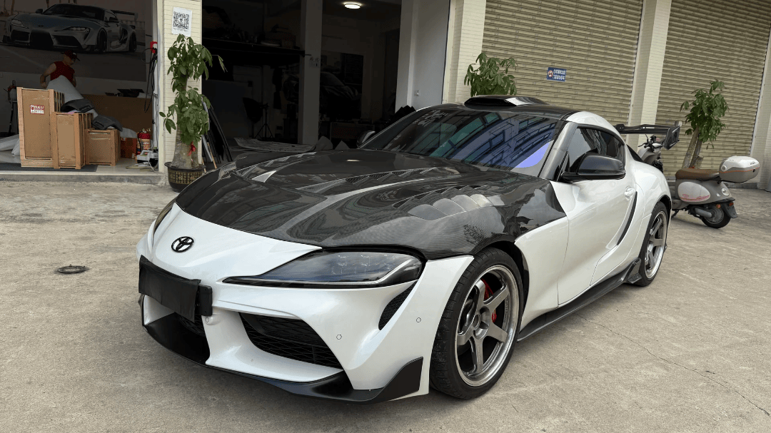Toyota Supra MK5 A90 A91 TV Style Vented Hood Bonnet 2019-2026