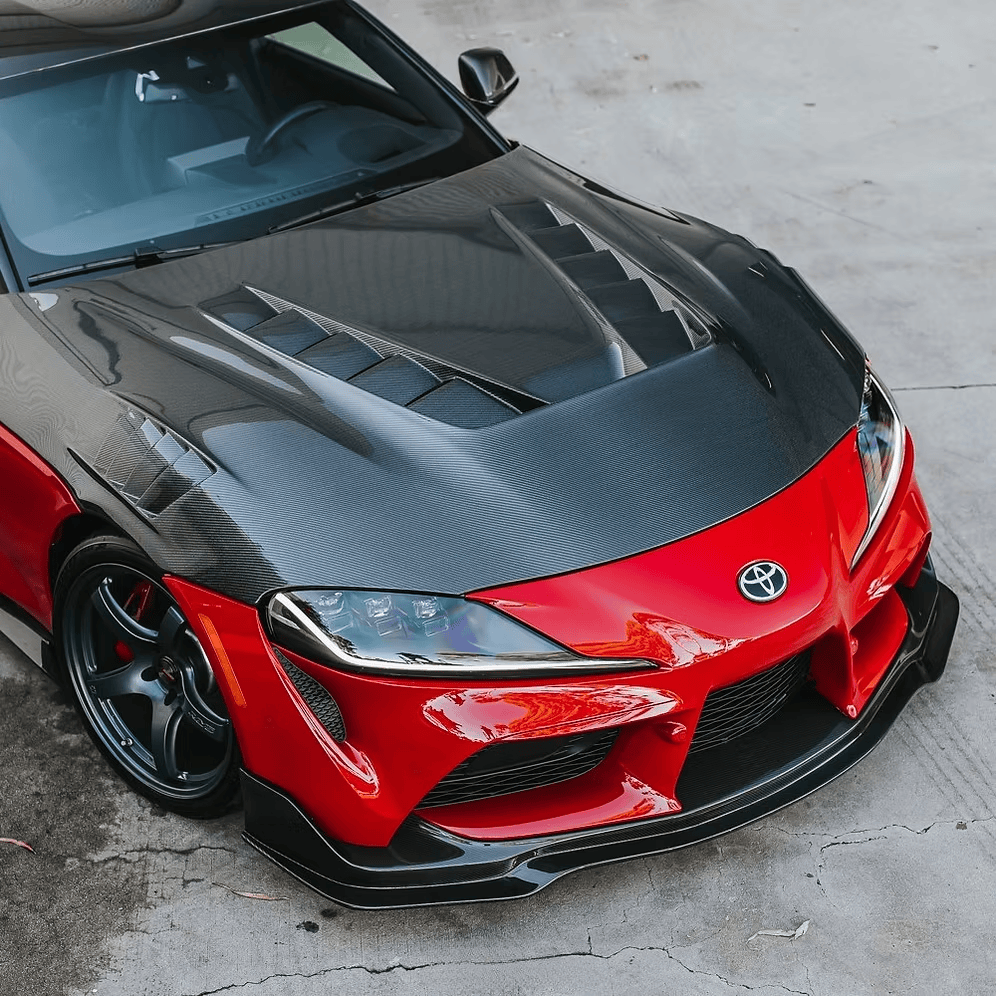 Toyota Supra MK5 A90 A91 TV Style Vented Hood Bonnet 2019-2026