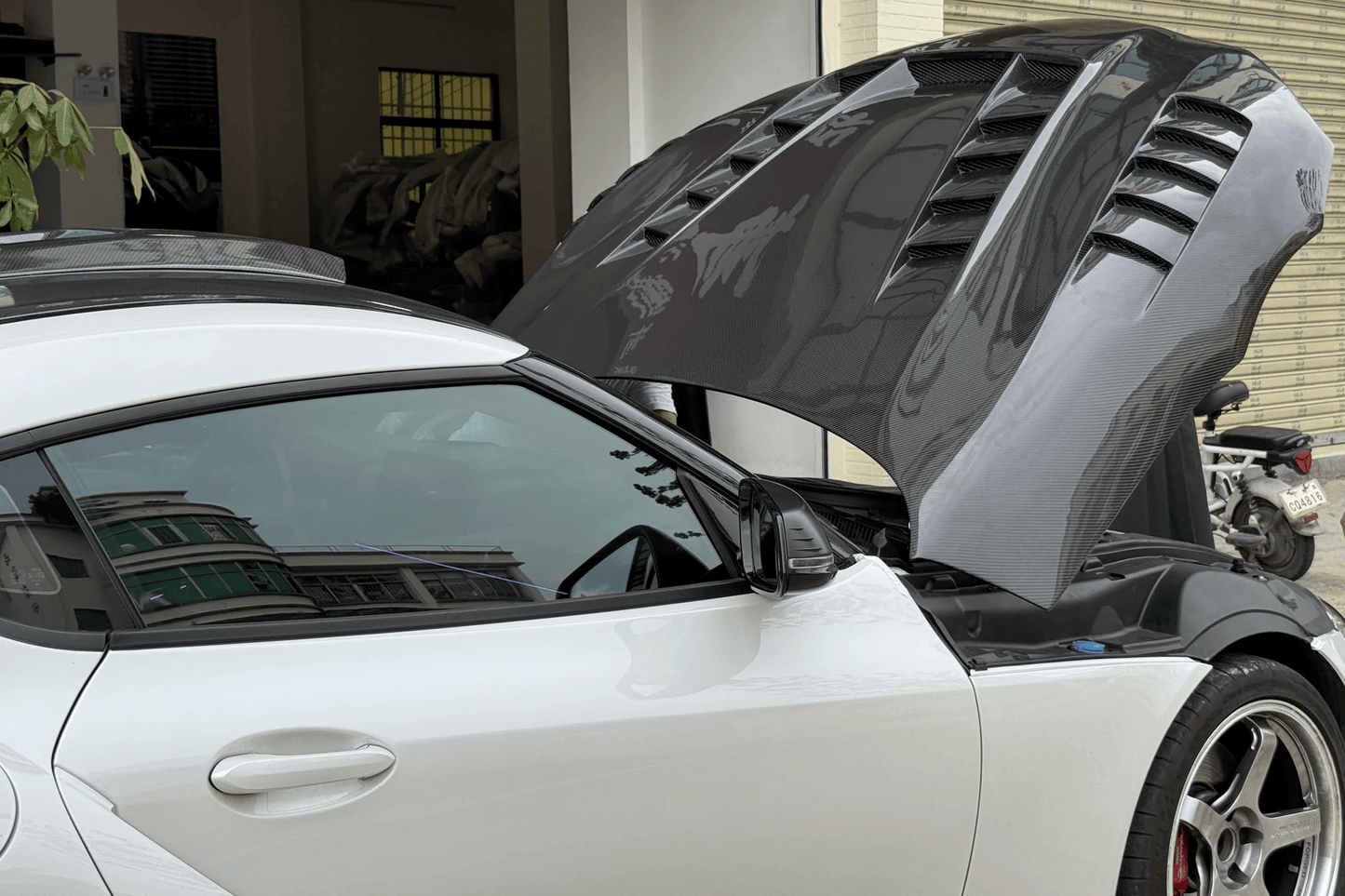 Toyota Supra MK5 A90 A91 TV Style Vented Hood Bonnet 2019-2026