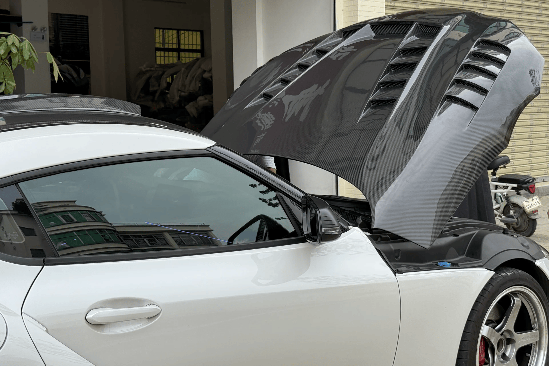 Toyota Supra MK5 A90 A91 TV Style Vented Hood Bonnet 2019-2026
