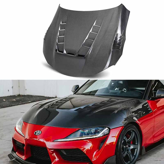 Toyota Supra MK5 A90 A91 TV Style Vented Hood Bonnet 2019-2026