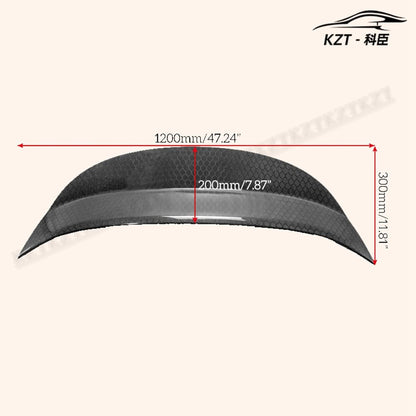Trunk For Nissan 09 onwards 370Z Z34 AJT3 Style Rear Spoiler Honey Comb Carbon Fiber Kazento Carbon Parts 车身侧板 370Z-RS-AJT3-HCF