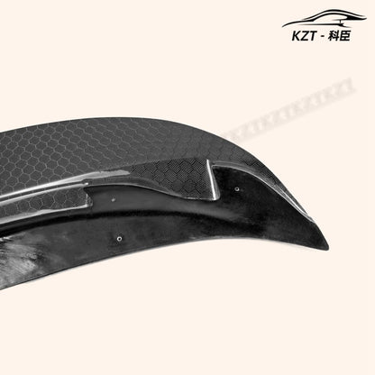 Trunk For Nissan 09 onwards 370Z Z34 AJT3 Style Rear Spoiler Honey Comb Carbon Fiber Kazento Carbon Parts 车身侧板 370Z-RS-AJT3-HCF