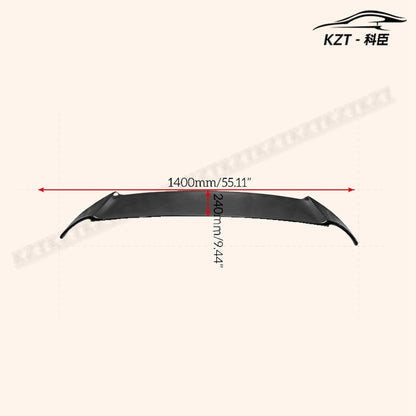 Trunk Spoiler For Toyota 08'.05~11'.11 Prius ZVW30 KN Style Rear Wing Carbon Fiber Car Body Kit