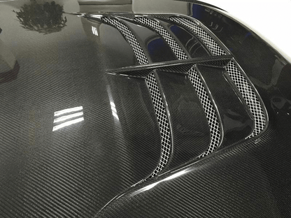 АUDI A3 S3 RS3 8V Front Vented Bonnet Hood 2014-2020 Kazento Carbon Parts Carbon Fiber S3-HOOD-LN-CF