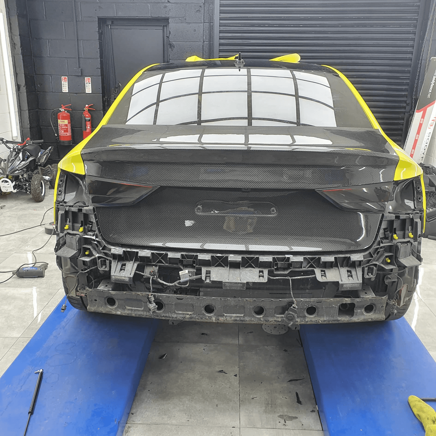 АUDI A3 S3 RS3 8V Sedan OEM Rear Bootlid Trunk 2014-2019 Kazento Carbon Parts Carbon Fiber S3-TRUNK-OE-CF