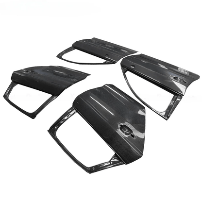 АUDI A3 S3 RS3 8V Sedan Side Doors 2014-2020 Kazento Carbon Parts Carbon Fiber S3-OUTDOOR-OE-CF
